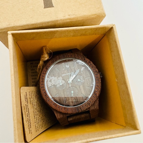 wewood watch natural wood in kappa nut color